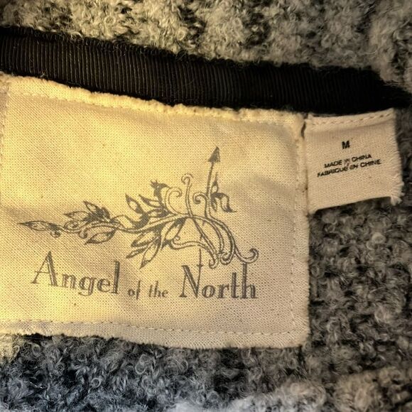 ANTHROPOLOGIE M Angel of the North Wool Blend Nubby Cowl Neck Sweater - Picture 3 of 15